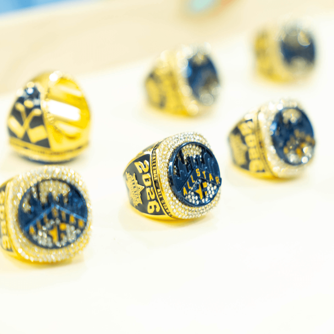 The rings, before they are handed out